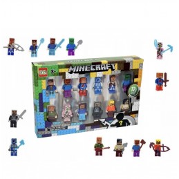 MINECRAFT ZESTAW 12 FIGUREK...