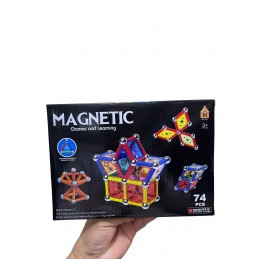 ZABAWKA MAGNETYCZNE 74PCS