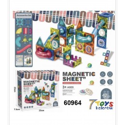 KLOCKI MAGNETYCZNE 42PCS