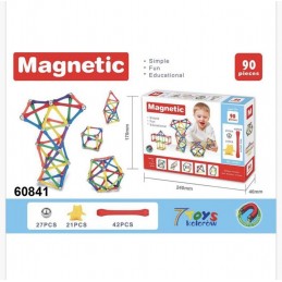 KLOCKI MAGNETYCZNE 90PCS