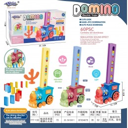 60PCS LOKOMOTYWA POCIĄG DOMINO