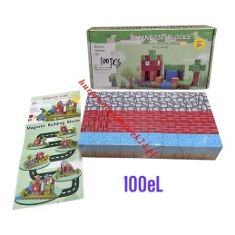 KLOCKI 100PCS MAGNETYCZNE...