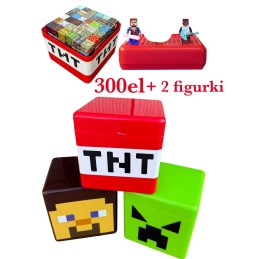 300el + 2 fiegurki Klocki...