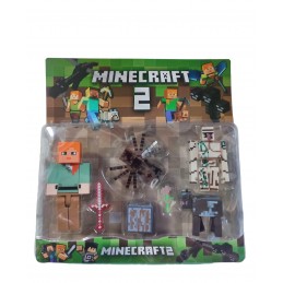 ZESTAW FIGURKI MINECRAFT