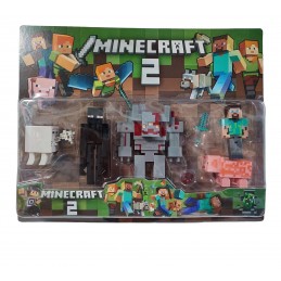 ZESTAW FIGURKI MINECRAFT