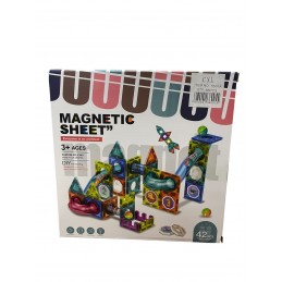 ZABAWKA MAGNETIC SHEET 42 PCS